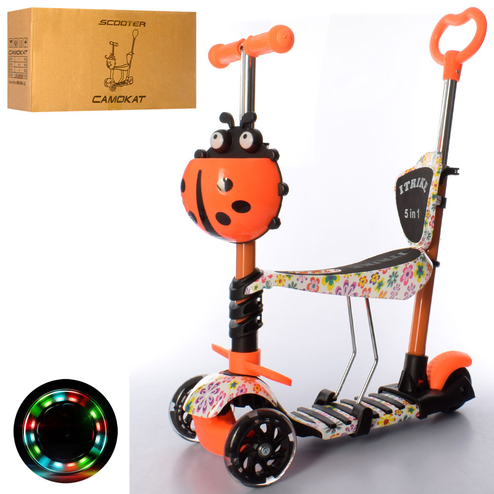 

Самокат iTrike JR 3-058-I-WP5 MAXI 5в1 оранжевый