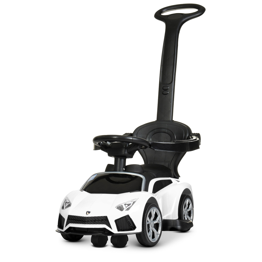 

Каталка-толокар Bambi M 4316L-1 2в1 музика, світло, шкіра, білий