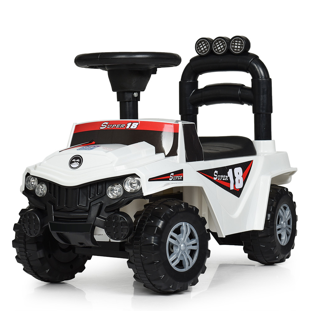 

Каталка-толокар Bambi M 4230L-1 багажник під сидінням, музика, світло, білий