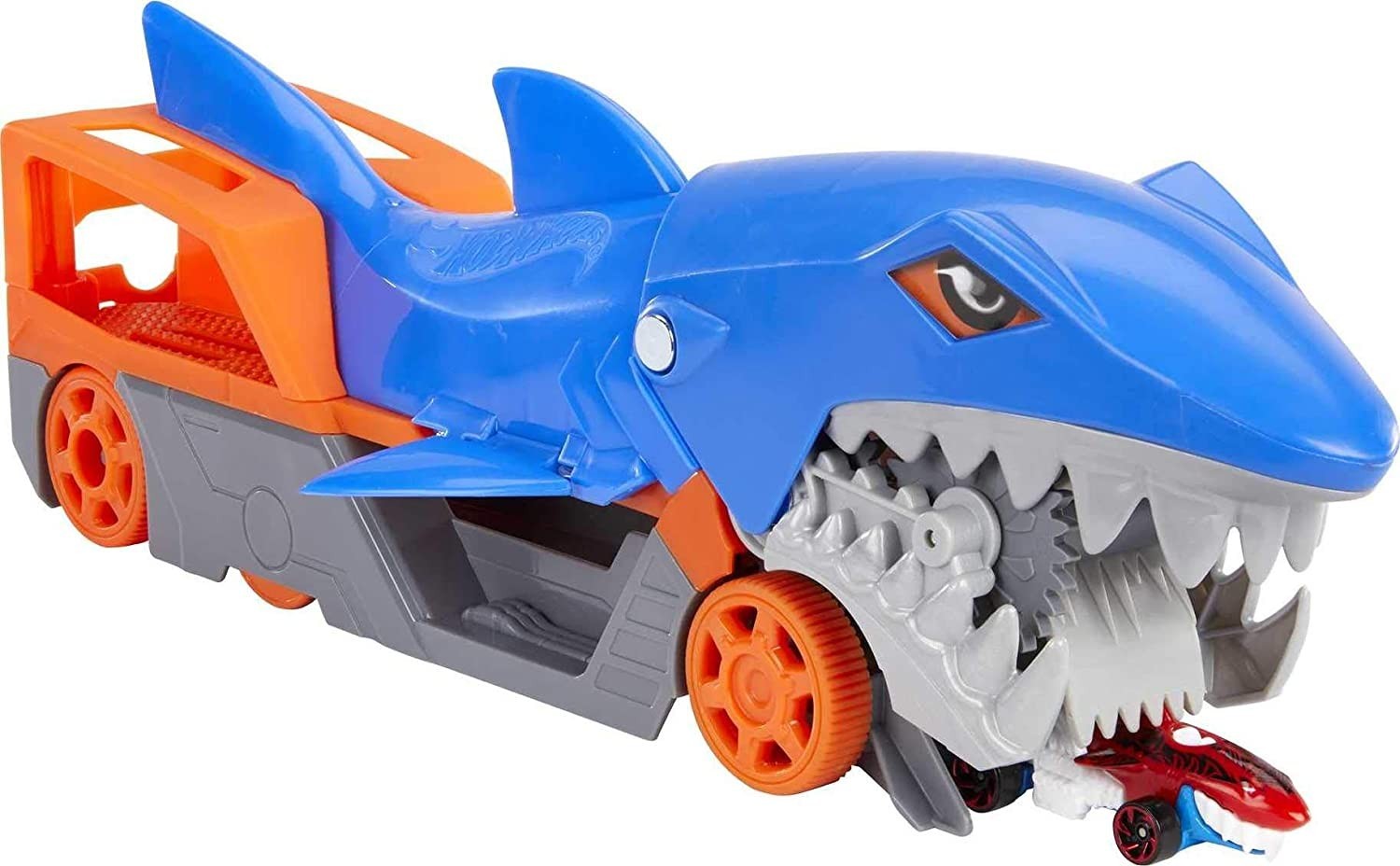 

Автовоз Hot Wheels Акула Транспортер Хот Вилс Hot Wheels Shark Chomp Transporter (GVG36)