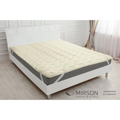 

Наматрасник MirSon Eco Light 1714 EcoSilk обычный Creamy 200x200 см