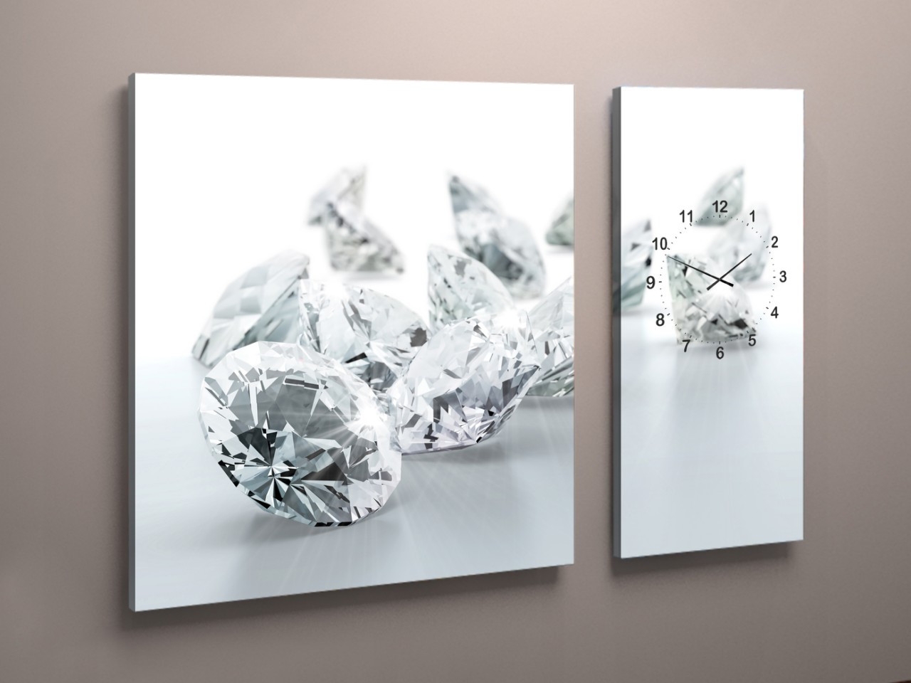 

Модульная картина с часами Vitrina картина 100x60 см (100236-2Ч)