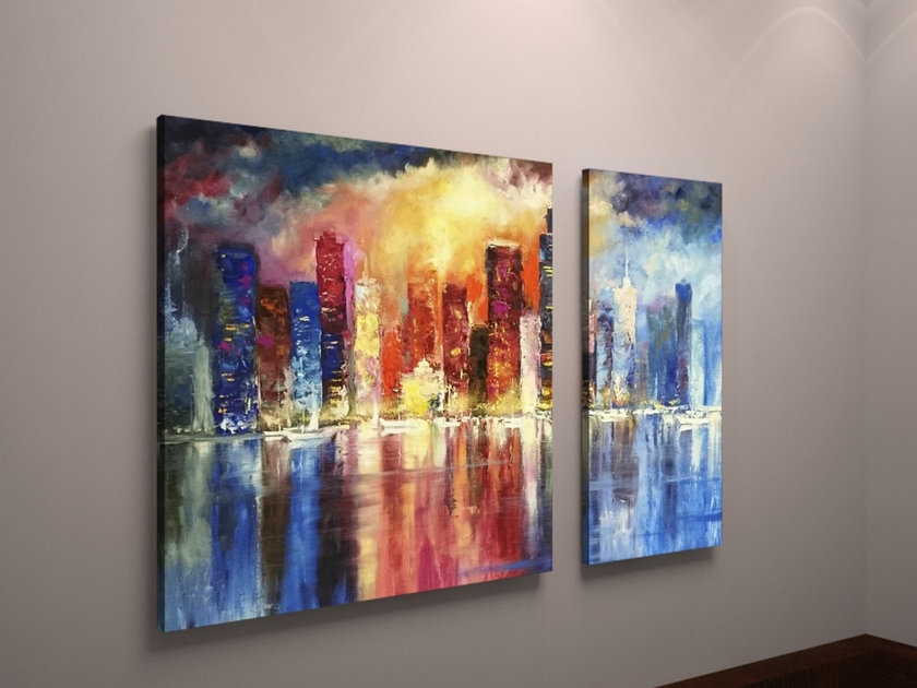 

Картина Vitrina Город 103x60 см