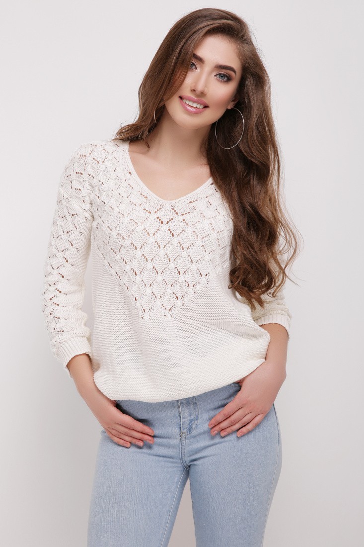 

Джемпер Lerri 165  молочный (Lerri 165, Джемпер Lerri 165 44-48 молочный (Lerri 165)