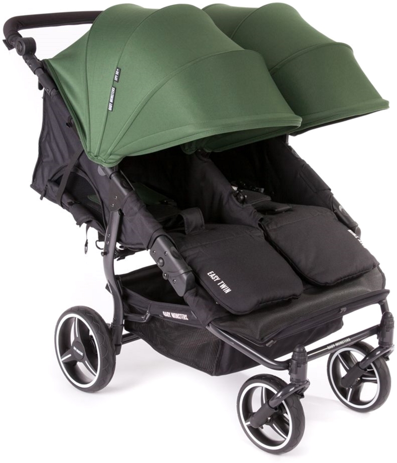 

Прогулочная коляска для двойни Baby Monsters Easy Twin Зеленая (черное шасси) (BMT3.0S-10002_012)
