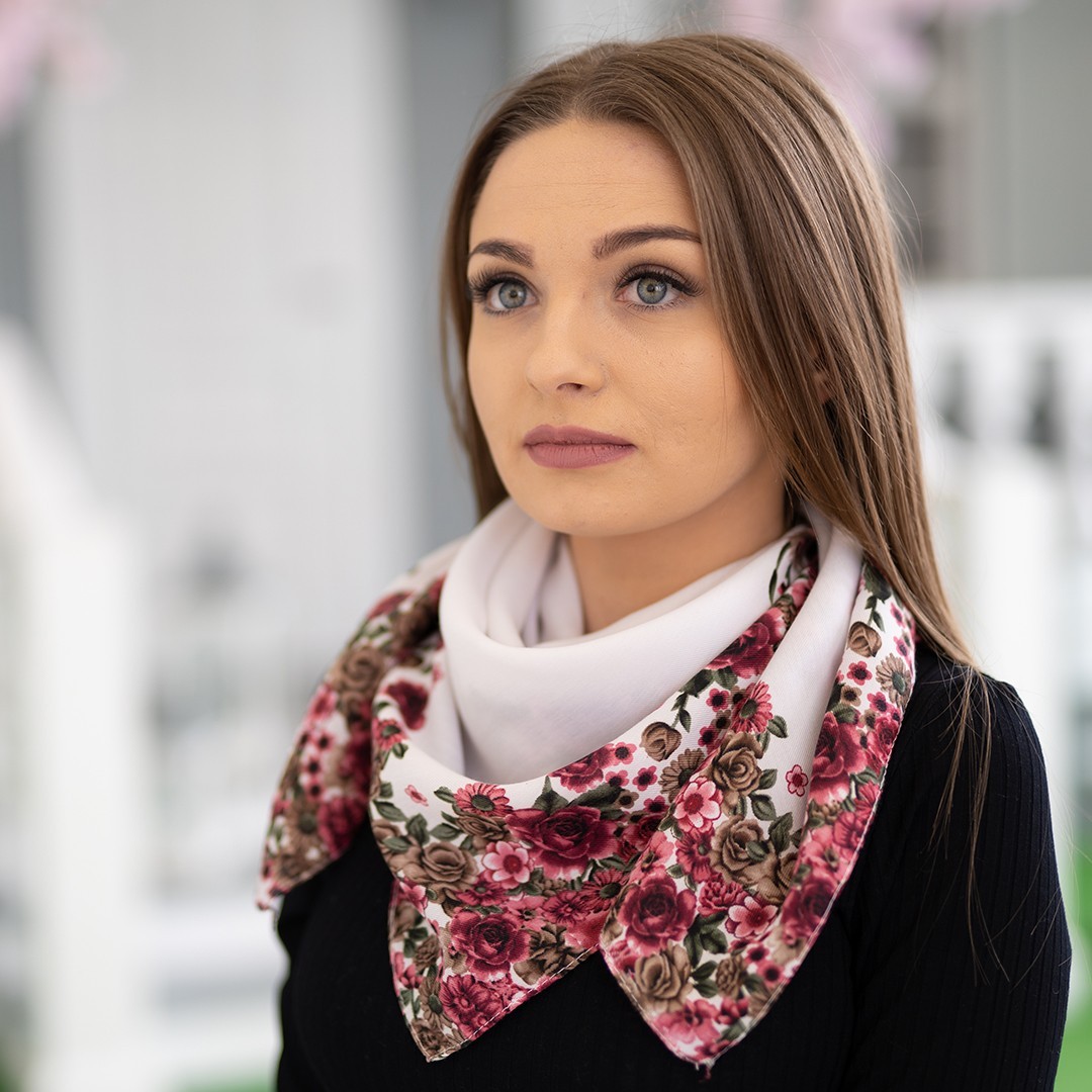 

Женский шерстяной платок Цветочный Рай 1339.16