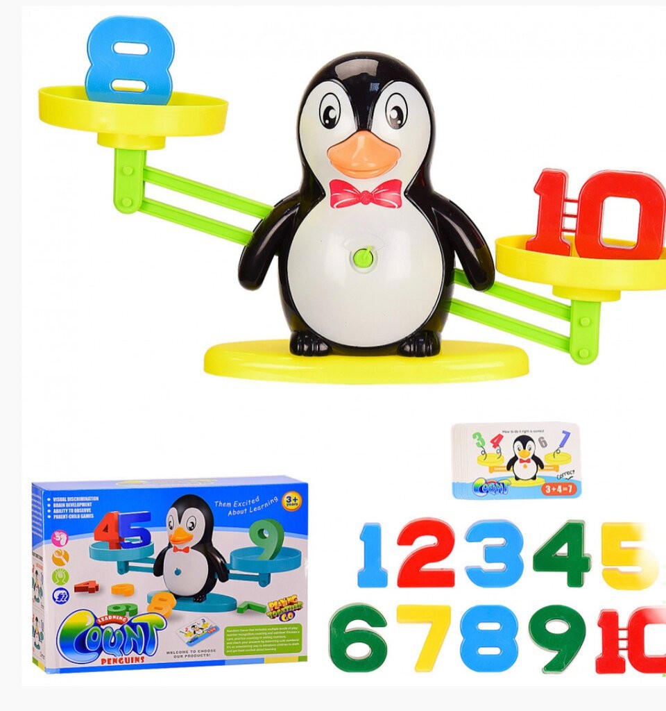 

Математические весы балансир Пингвин Count Penguins