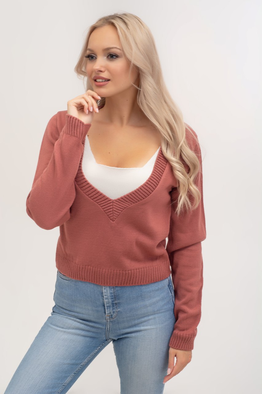 

Fashions • Свитер Джейн Fashions 42 розовый (№132-нс)