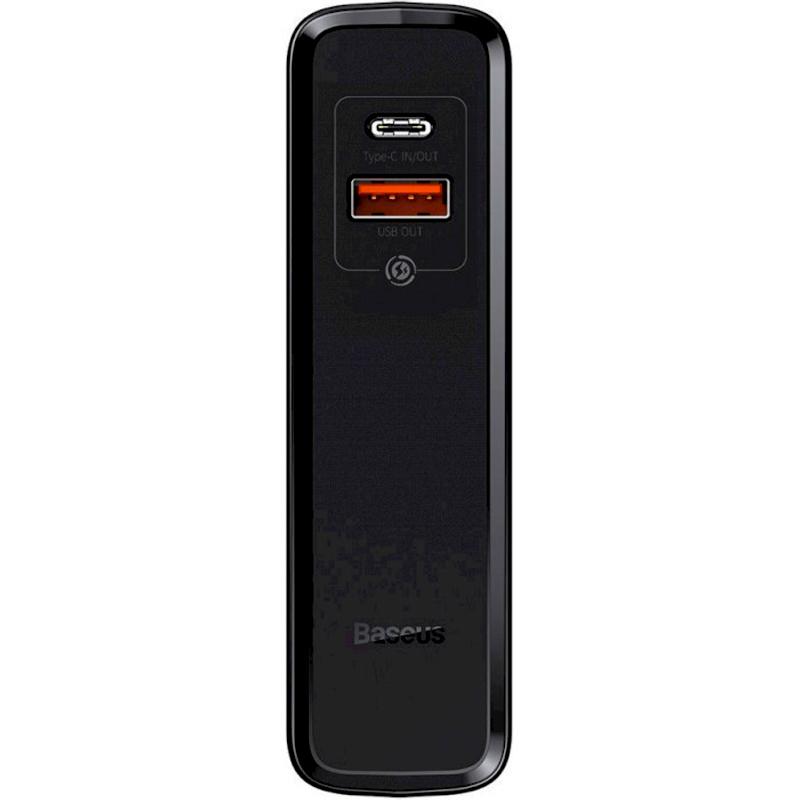 

СЗУ 1USB Baseus Power Station 2in1 QC (3A) (+Type-C) with (Power Bank 10000mAh) (PPNLD-C01) Black