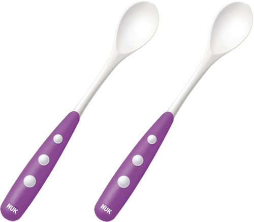 

Ложечки с длинной ручкой Easy Learning, 2 шт., фиолетовые, NUK (12-62560)