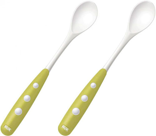 

Ложечки с длинной ручкой Easy Learning, 2 шт., горчичные, NUK (12-62561)