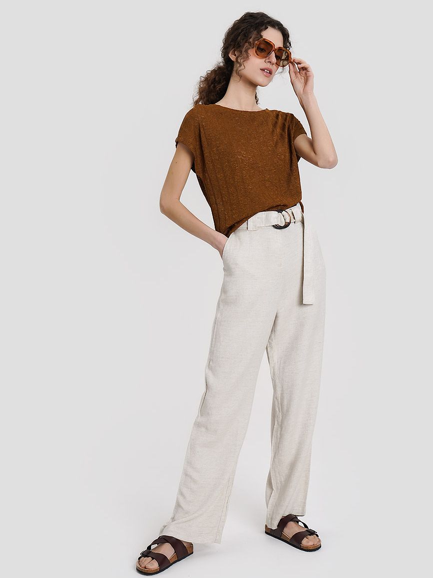 

Брюки O'STIN Casual SIT2YGK8TX S Бежевые