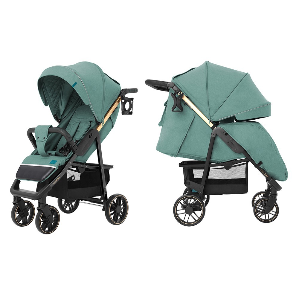 

Коляска прогулочная CARRELLO Echo CRL-8508/2 Emerald Green+дождевик+москитка