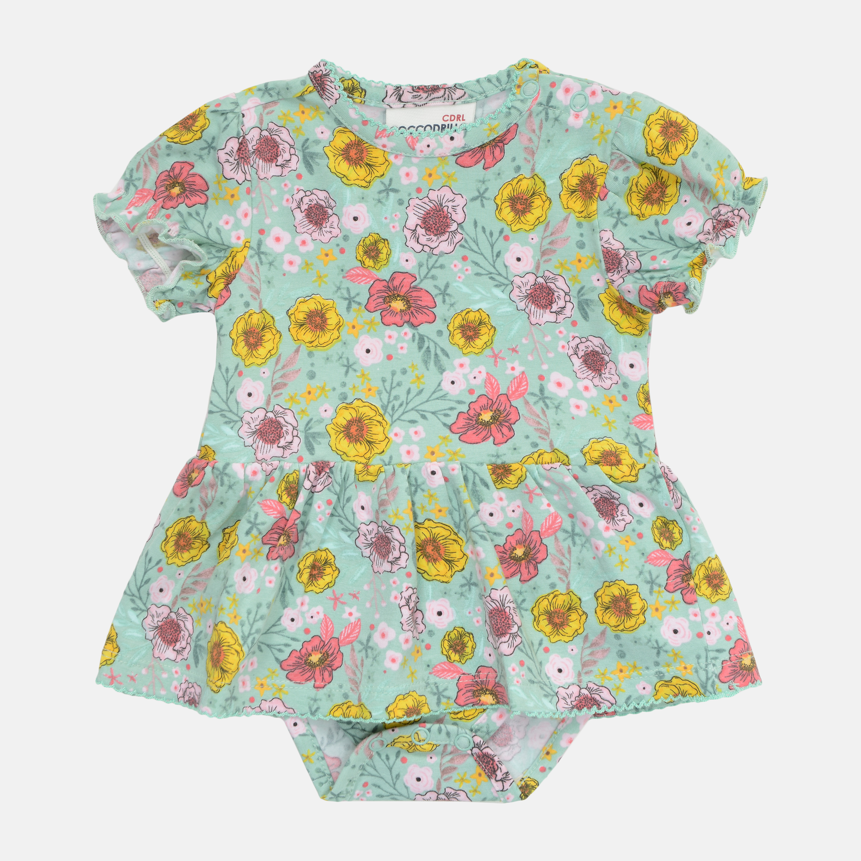 

Боди-платье Coccodrillo Le Papillon WC1112801LEP-022 68 см Разноцветное