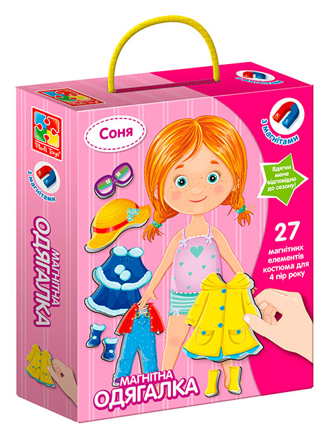 

Магнитная одевалка Соня (укр), Vladi Toys (12-68867)