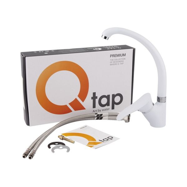 

Смеситель для кухни Qtap Eris WHI 007