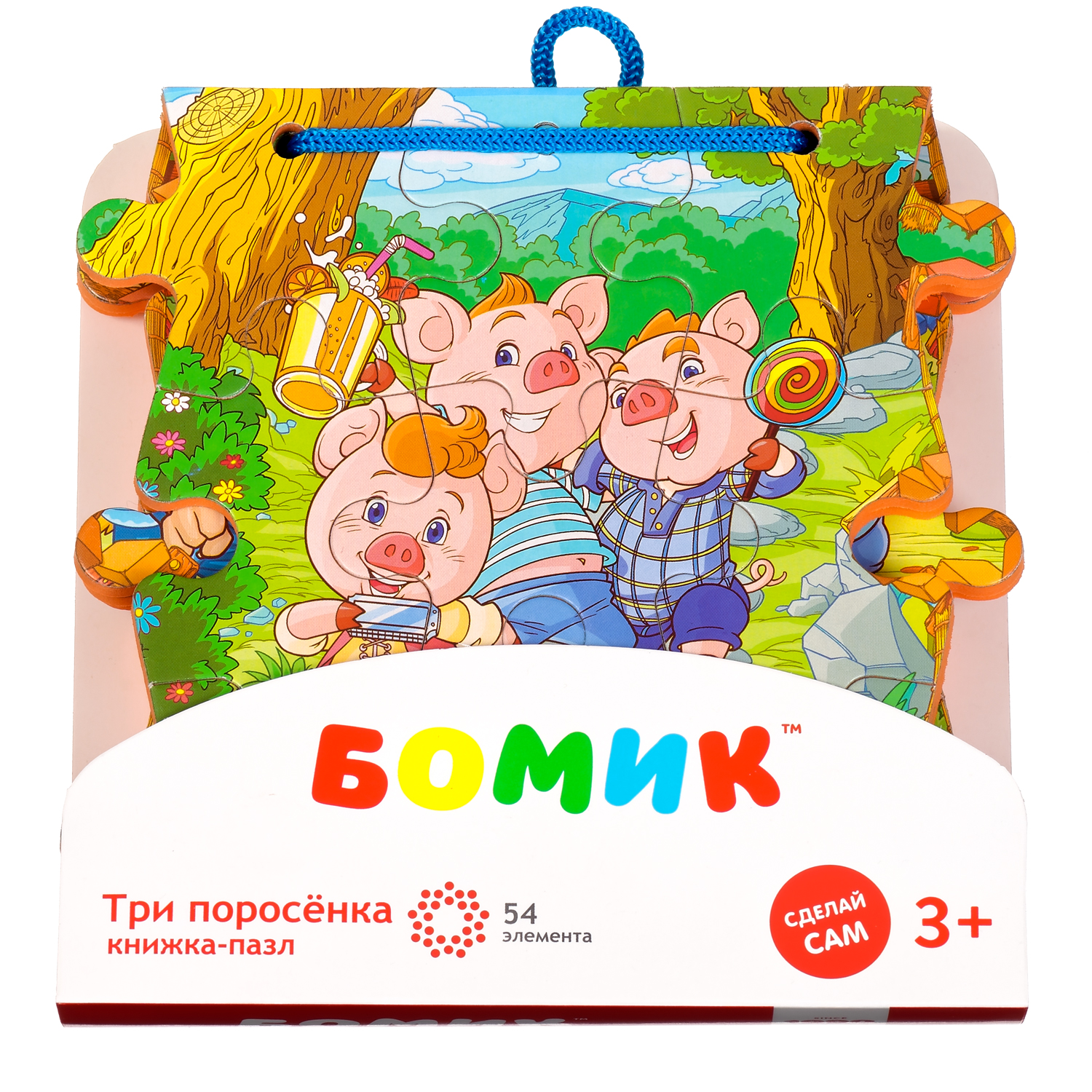 

Книжка пазл "Три поросенка", Бомик (12-24222)