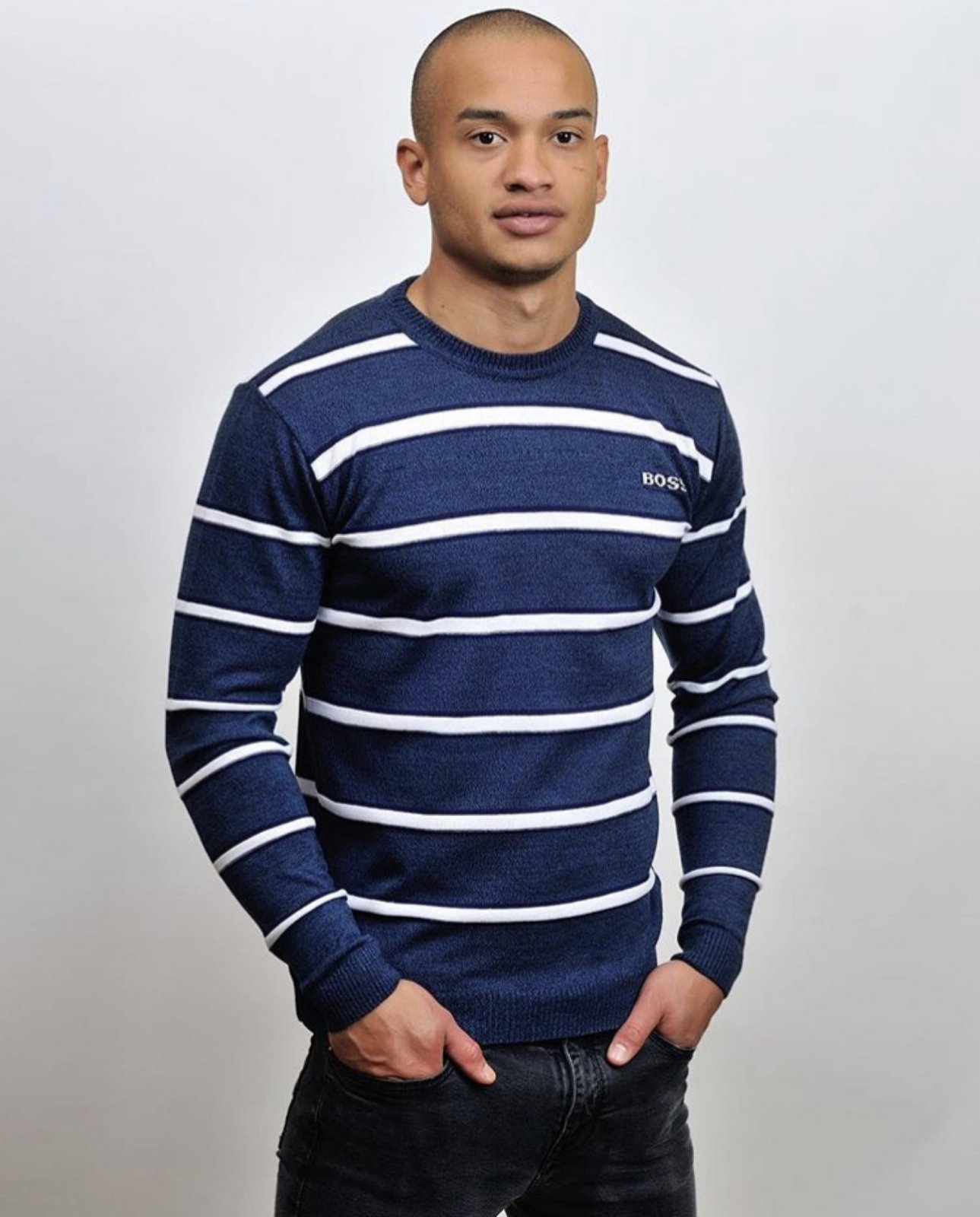 

Fashions • Свитер Boss Fashions 52-54 темно-синий (5542-лд)