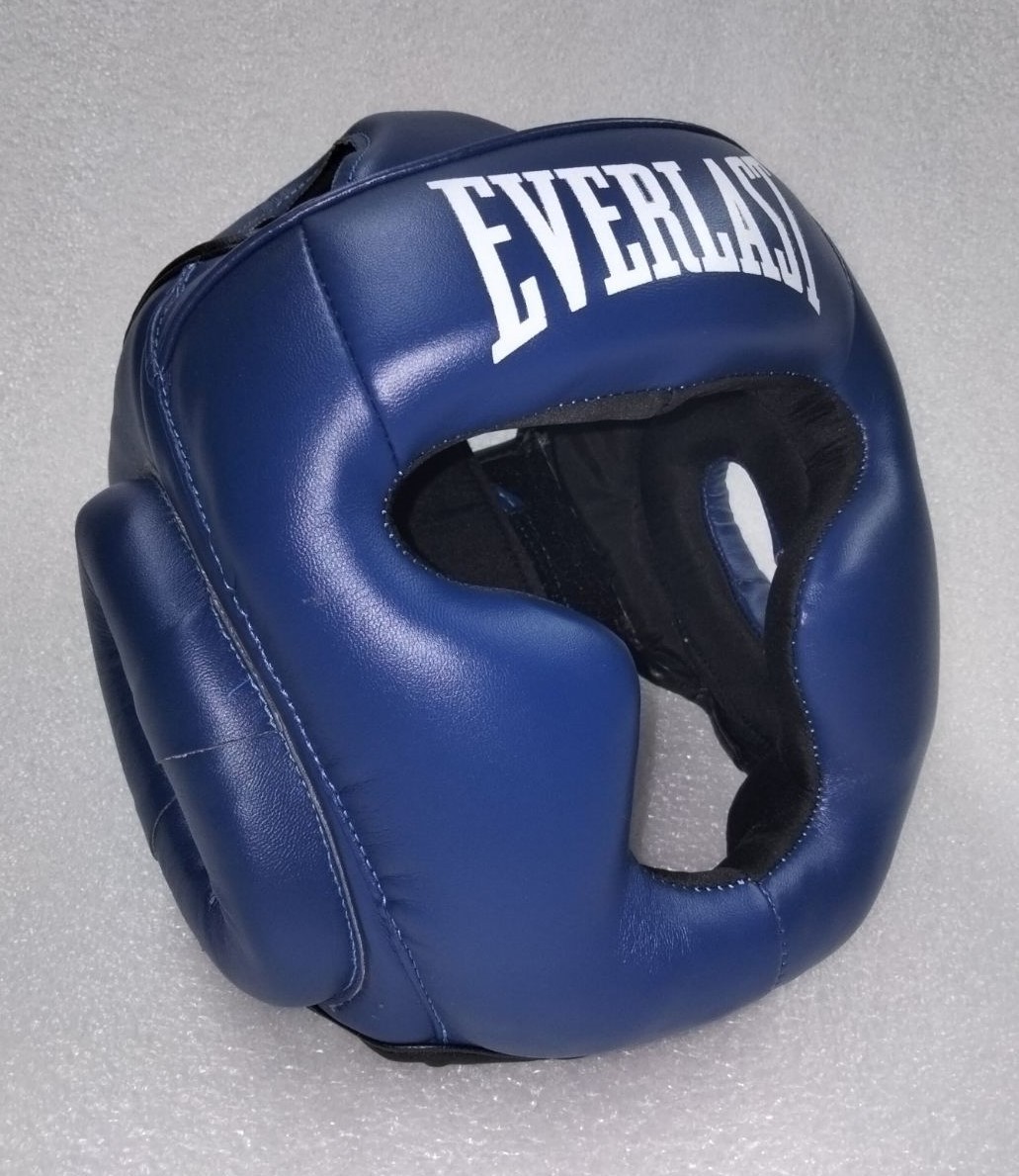 

Шлем боксерский закрытый с полной защитой Everlast синий (р-р S)