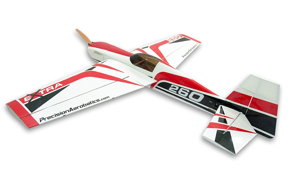 

Літак радіокерований Precision Aerobatics Extra 260 1219мм KIT (червоний)