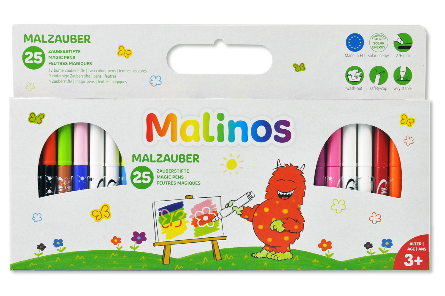 

Чарівні фломастери, що змінюють колір MALINOS Malzauber 25 (12 + 9 + 4) шт