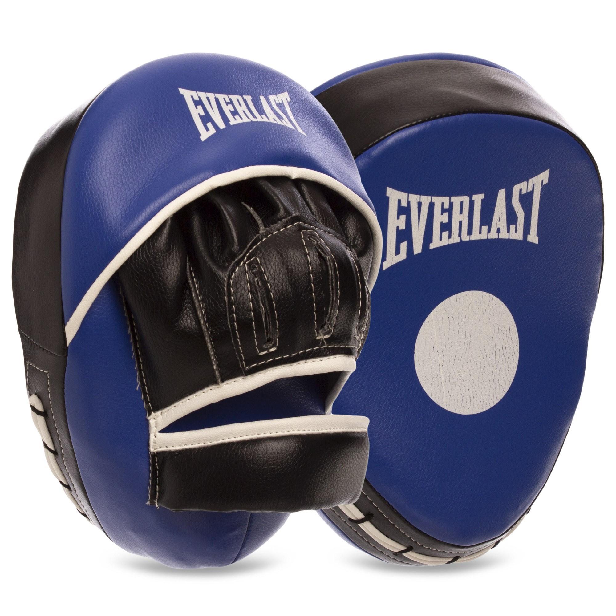 

Лапа боксерская изогнутая Everlast BO-2235 (2 шт.) кожзам синий/черный