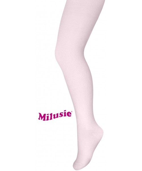 

​Колготи дитячі однотонні SYLWIA 40 den MILUSIE р.128-134 (білі)