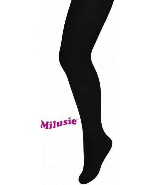 

Колготи дитячі однотонні MILUSIE р.140-146 (чорні)