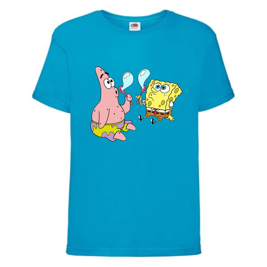 

Футболка Спанч Боб 36 (Sponge Bob) голубая 164 см