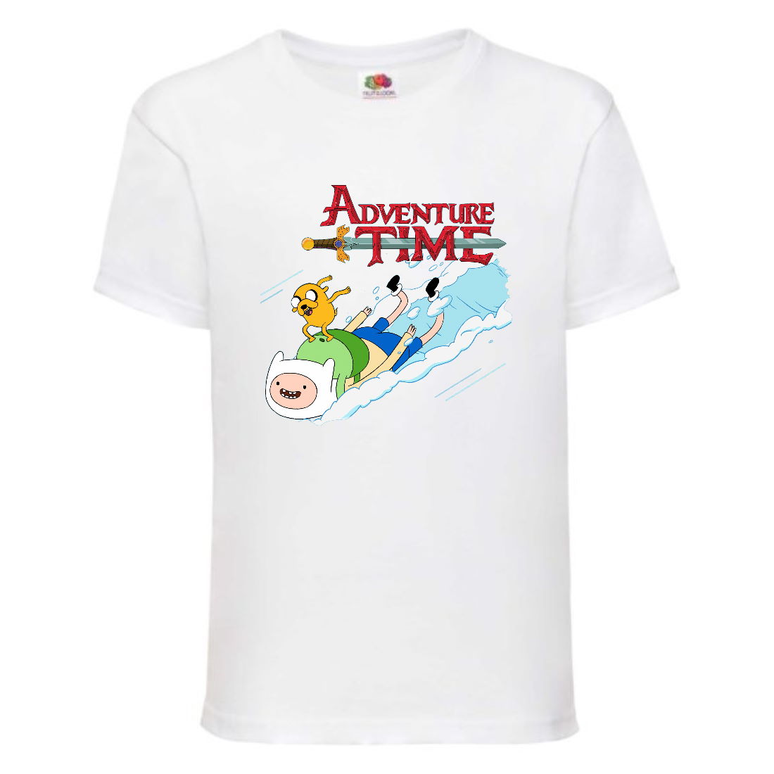 

Футболка детская Время Приключений 005 (Adventure Time) белая (ADT wh 005) 128 см