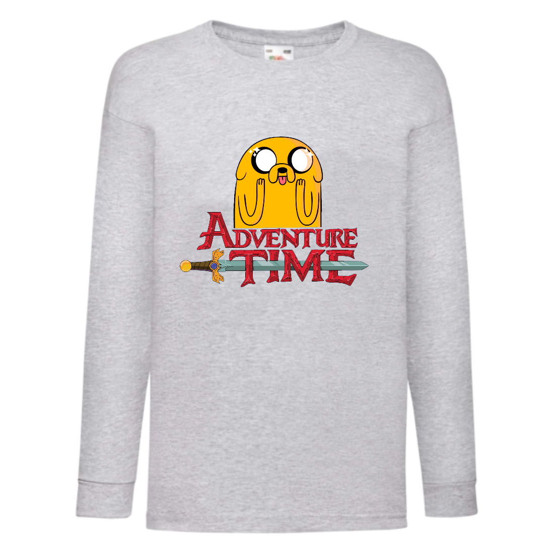 

Лонгслив реглан Время Приключений 009 (Adventure Time) серый (ART gry 009) 104 см