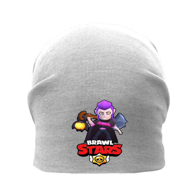 

Шапка детская Бравл Старс серая (Brawl Stars-0016) 50-52 см
