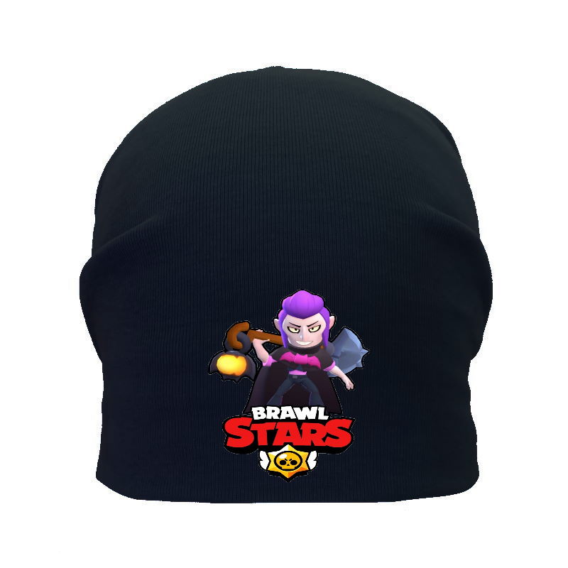 

Шапка детская Бравл Старс черная (Brawl Stars-0015) 50-52 см