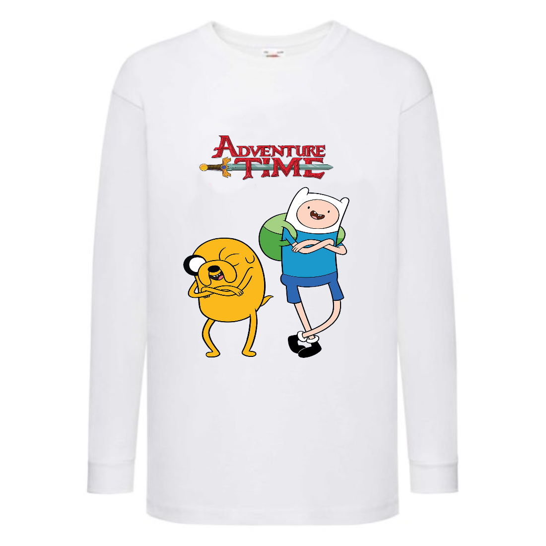 

Лонгслив реглан Время Приключений 0013 (Adventure Time) белый (ART wh 0013) 116 см