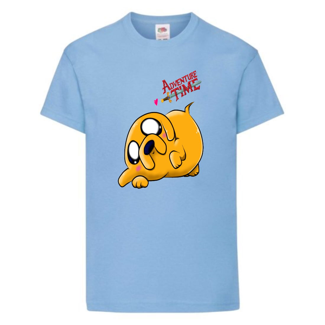 

Футболка детская Время Приключений 006 (Adventure Time) голубая (ADT lbl 006) 140 см