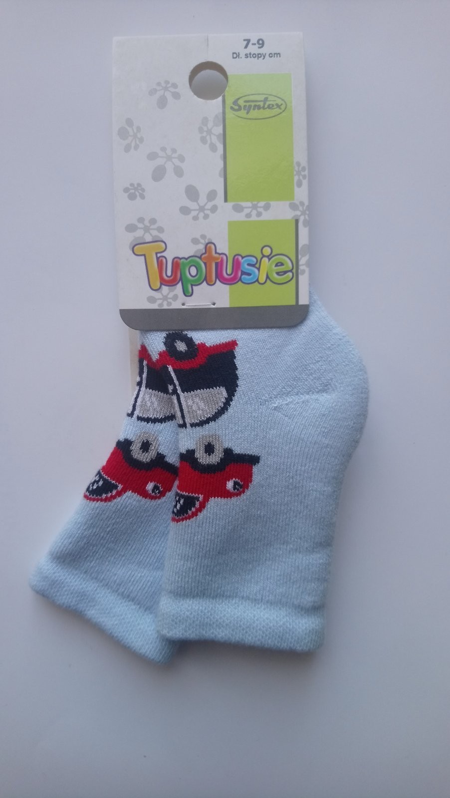 

Шкарпетки дитячі махрові з малюнком Tuptusie SYNTEX (голубі/автомобілі). р. - (7-9 см, Шкарпетки дитячі махрові з малюнком Tuptusie SYNTEX (голубі/автомобілі). р. 14-16 (7-9 см)