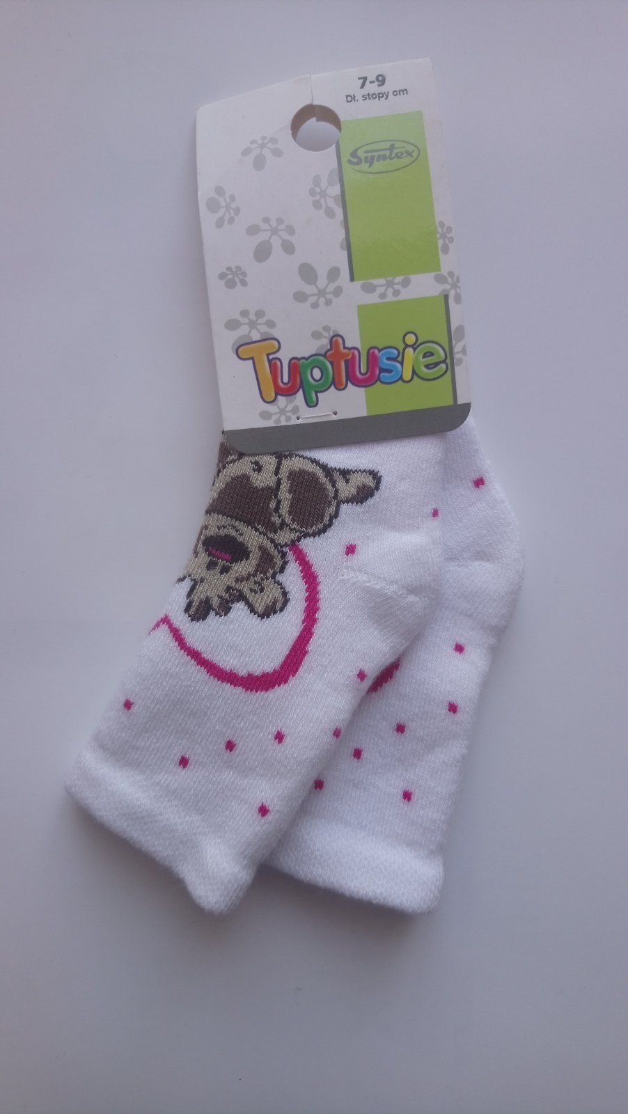 

Шкарпетки дитячі махрові з малюнком Tuptusie SYNTEX (білі/ведмедик) р. - (7-9 см, Шкарпетки дитячі махрові з малюнком Tuptusie SYNTEX (білі/ведмедик) р. 14-16 (7-9 см)