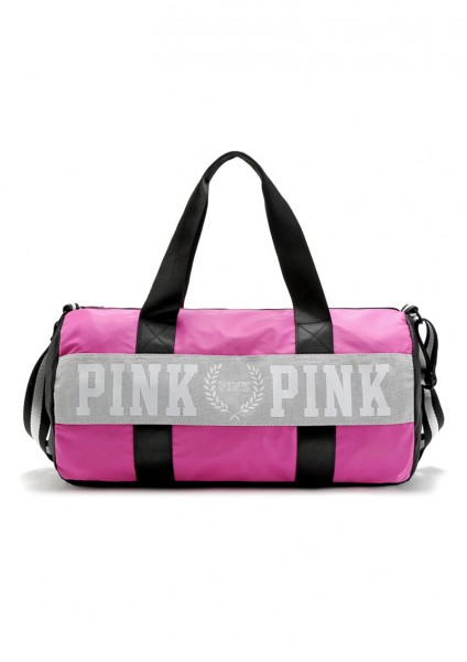 

Сумка спортивная розовая A 3265-pink M