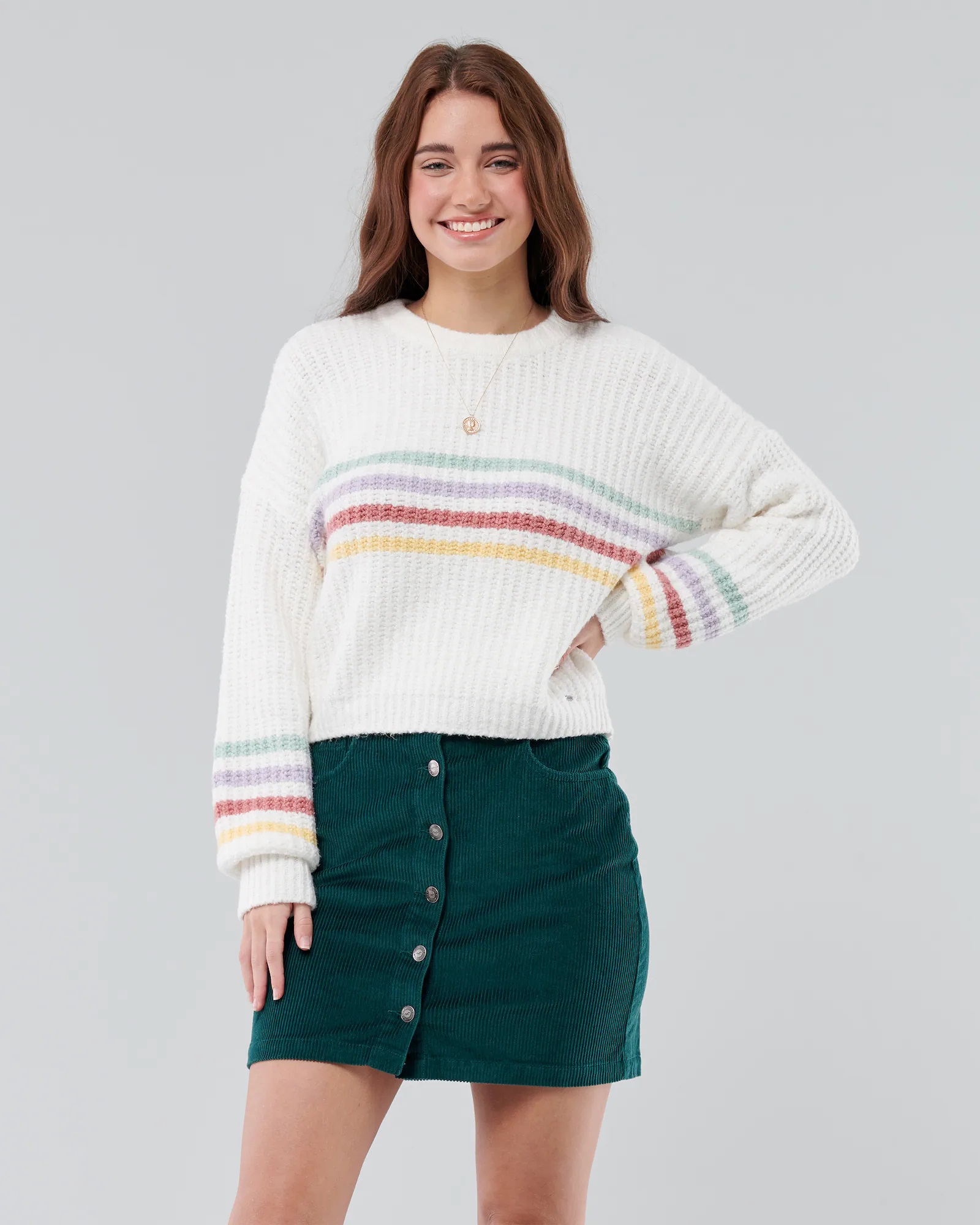 

Свитер женский - свитер Hollister HC8695W S Белый