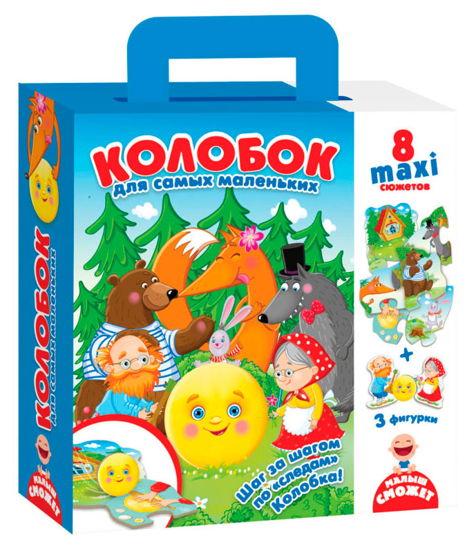 

Путешествие сказкой Колобок, фигурные карты (рус), Vladi Toys (12-68809)
