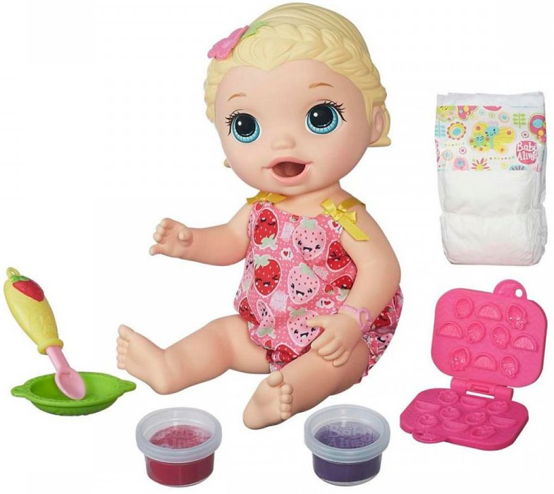 

Пупс с аксессуарами Лили со снеками, Baby Alive (12-64540)