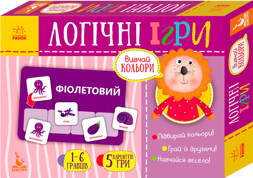 

Логические игры. Изучай цвета (укр.), Ranok Creative (12-64192)