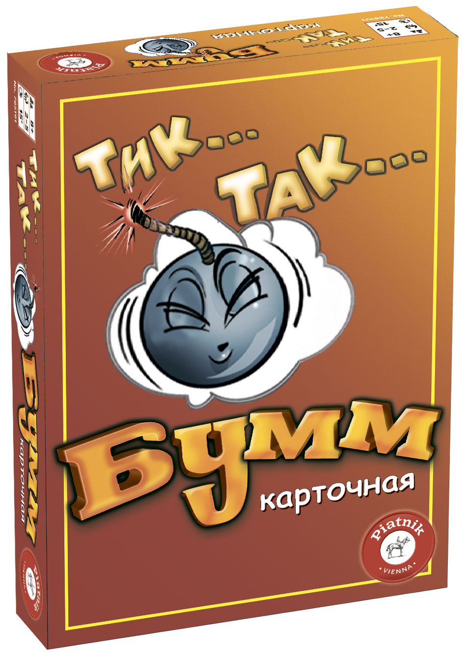

Тик Так Бумм карточная, настольная игра, Piatnik (12-42294)