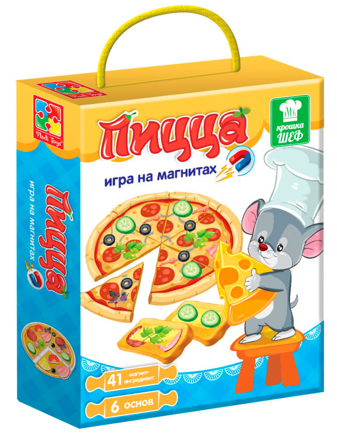 

Магнитная кулинарная игра Пицца (рус), Vladi Toys (12-68815)