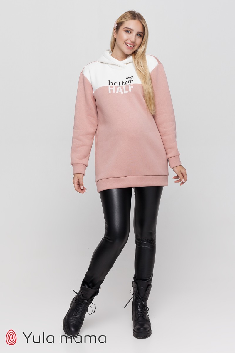 

Теплые брюки-лосины для беременных из эко-кожи Юла Мама Elle XL черный (TR-30.031)