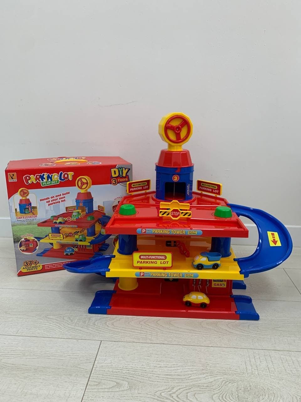 

Детский игровой гараж 866-8 (3 Уровня Парковки, 2 Машинки)