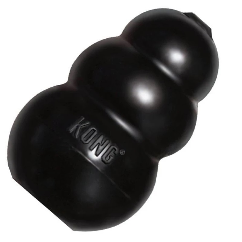 

Игрушка для собак из прочной резины KONG Extreme M 8.9x5.7x5.7 см, черный