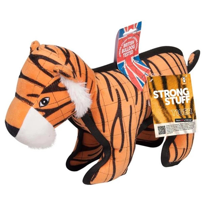 

Игрушка мягкая суперпрочная для собак с пищалкой Karlie Flamingo Strong Tiger 38х14х28 см