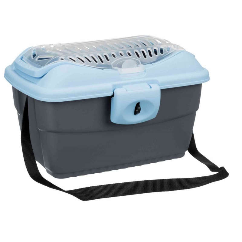 

Переноска для собак Trixie Mini Capri 40x30x22 см, голубой с серым