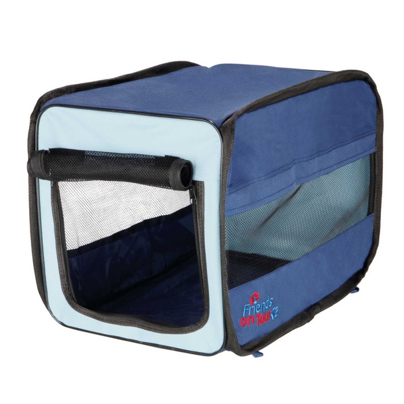 

Сумка-переноска складная для кошек Trixie Soft Kennel Twister 78x50x35 см, голубой